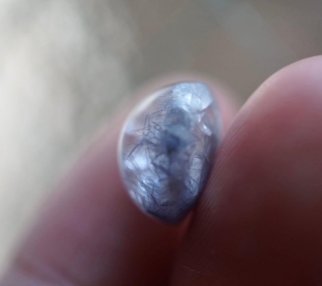 W1074 高品質もふもふ デュモルチェライトインクォーツ | WIMPERONLY