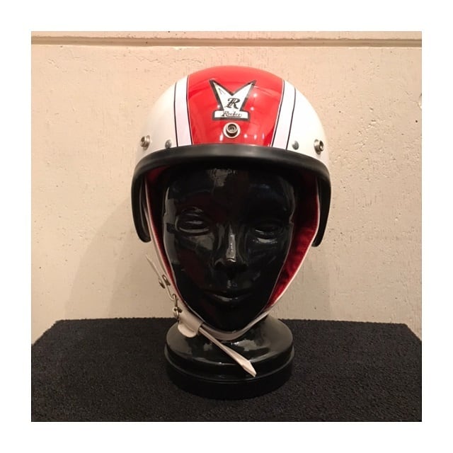 Rocket Helmet / Rocket Ⅲ White × Red (White Line) | dbms