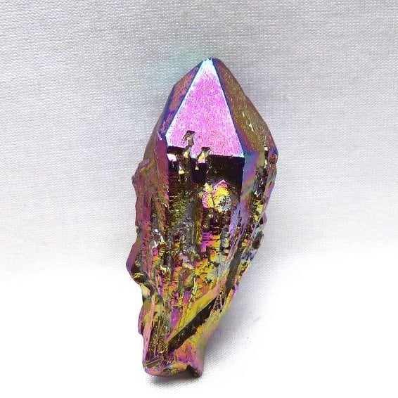 オーラクリスタル 原石 レインボーブルー エレスチャル オーラ水晶 一点物 171-8834