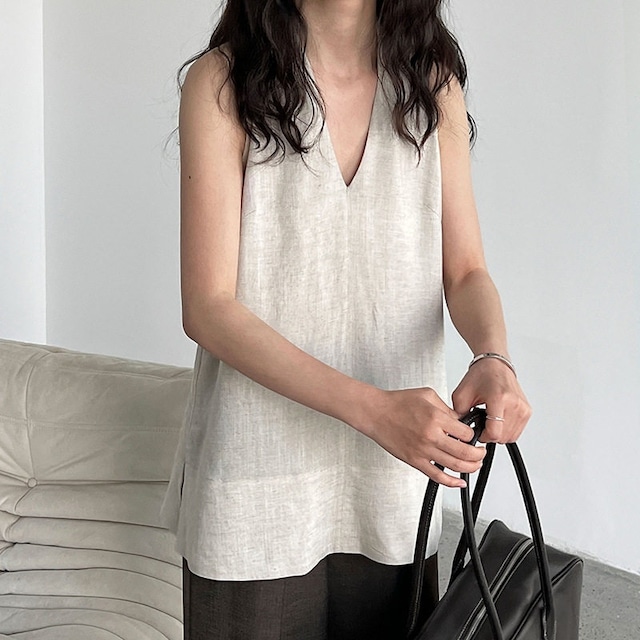v-neck halter neck shirt 10944