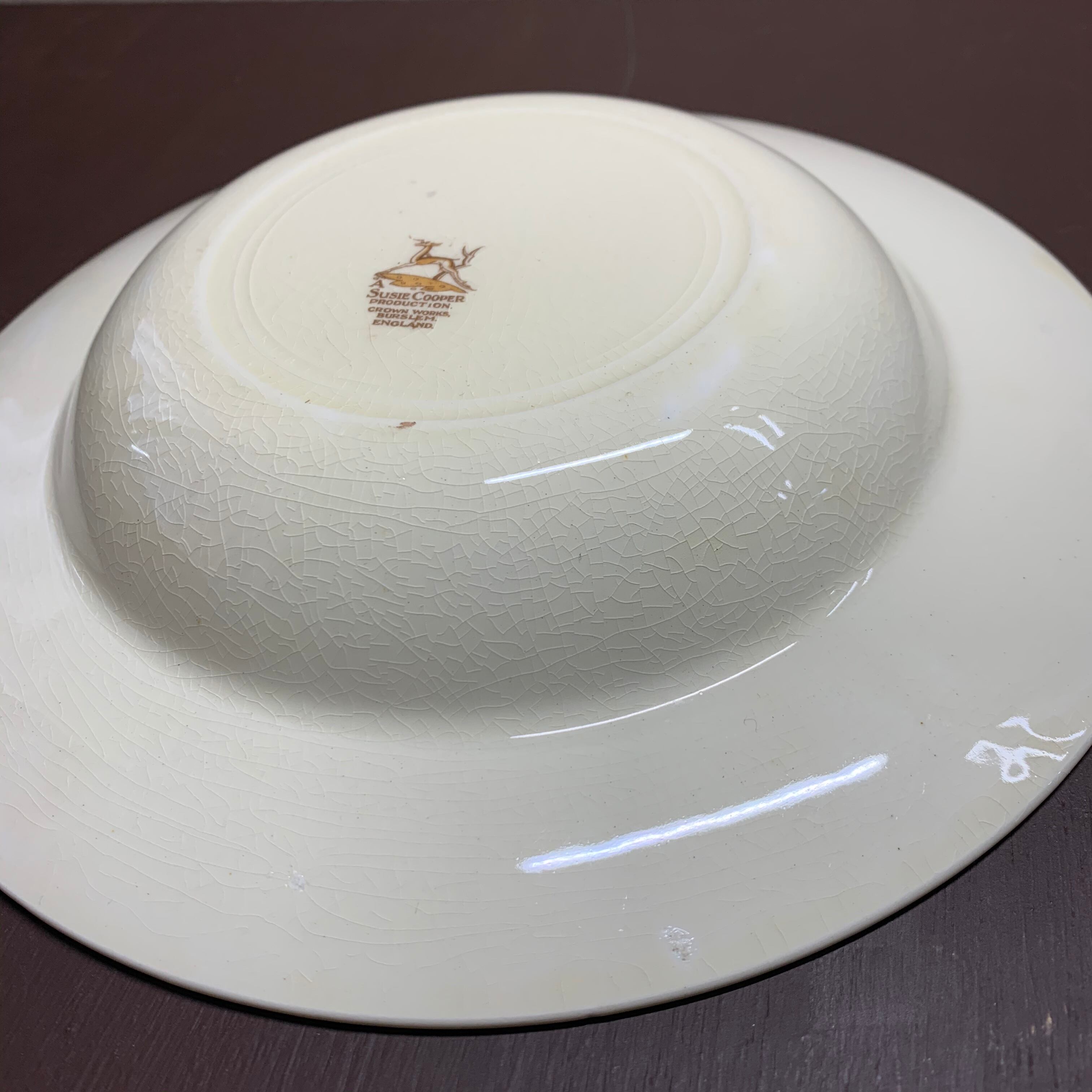 スージークーパー Susie Cooper パトリシアローズ⌀23㎝プレート6枚 スージークーパー Susie Cooper パトリシアローズ⌀23㎝プレート6枚