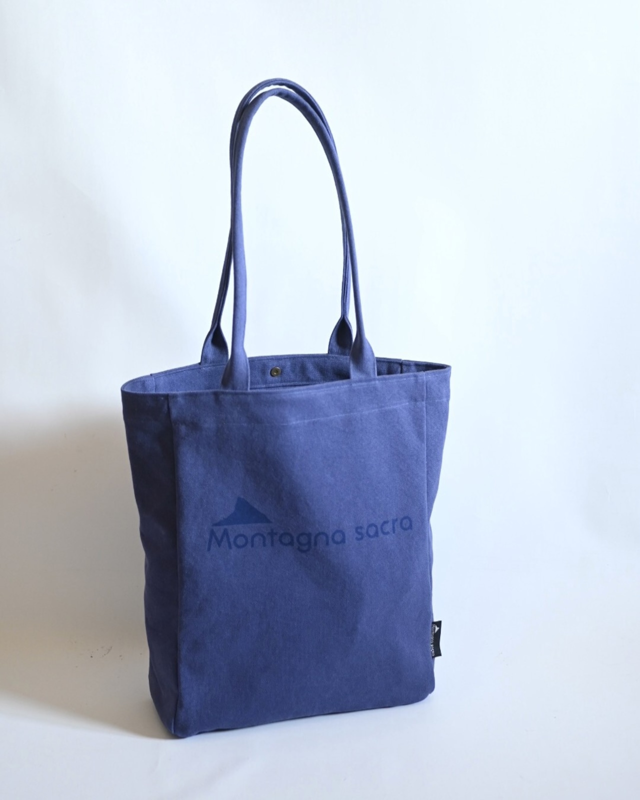 【倉敷帆布】 A4 縦型トートバッグ 肩掛けOK | Montagna sacra × サンク・サック コラボ(日本製 キャンバス 軽量 通勤 通学 レディース メンズ)