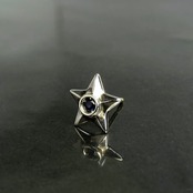 STAR STUD with SAPPHIRE / スターピアス・サファイア