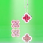 ミステリーセッティング ピンクサファイア ネックレス K18(PG) / 1.000ct / DA 0.230ct