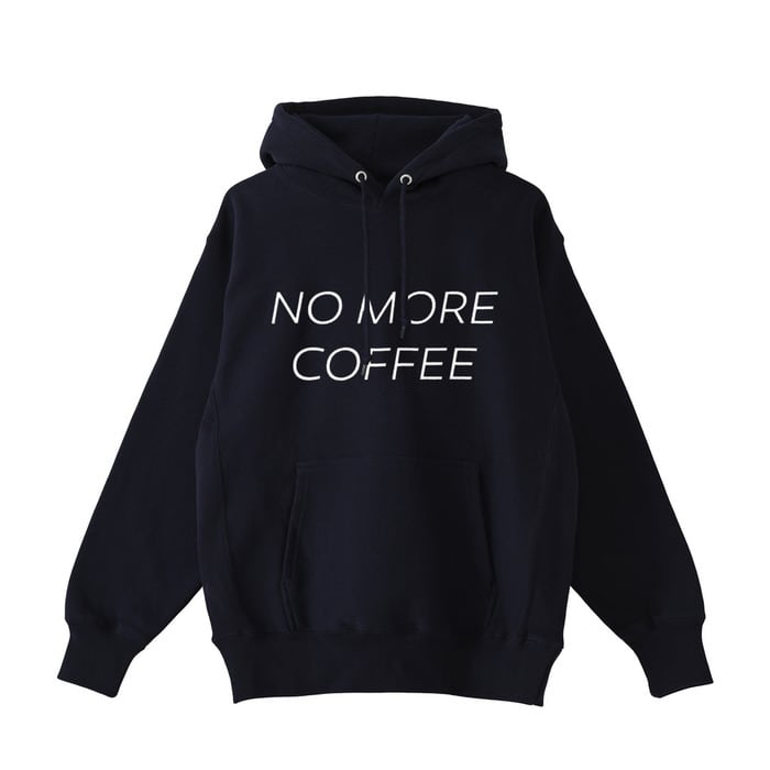 NO MORE COFFEE ロゴパーカー(ダークネイビー)
