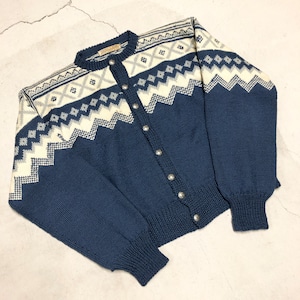 ⊕ EUROPE VINTAGE HAND MADE KNIT