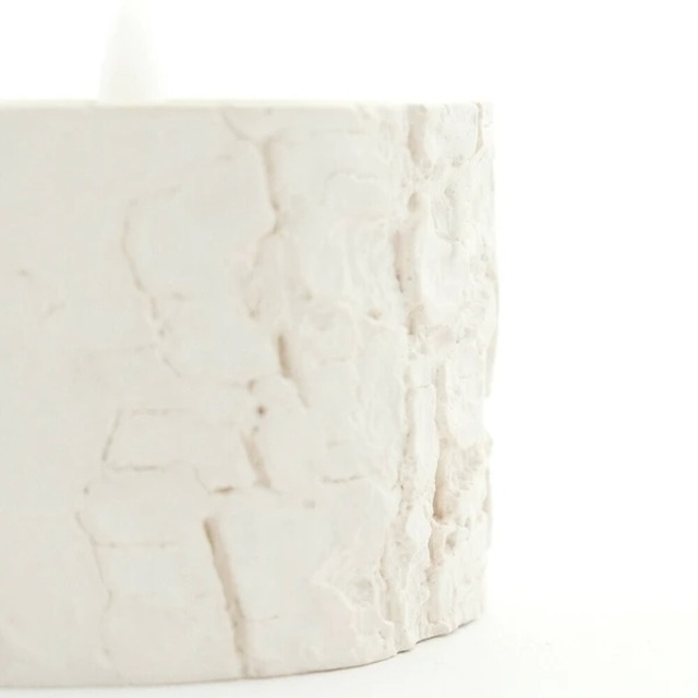 雰囲気抜群 LEDライト キャンドル 切り株