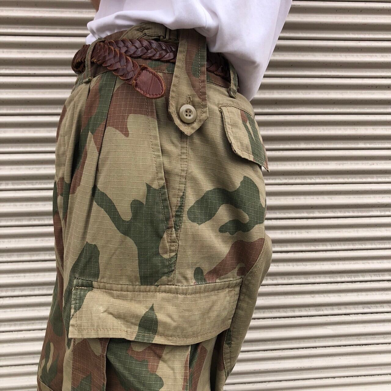 激レア ローデシア軍 ブラッシュカモ カーゴパンツ(MINTBelgian 激レア ローデシア軍 ブラッシュカモ カーゴパンツ(MINTBelgian
