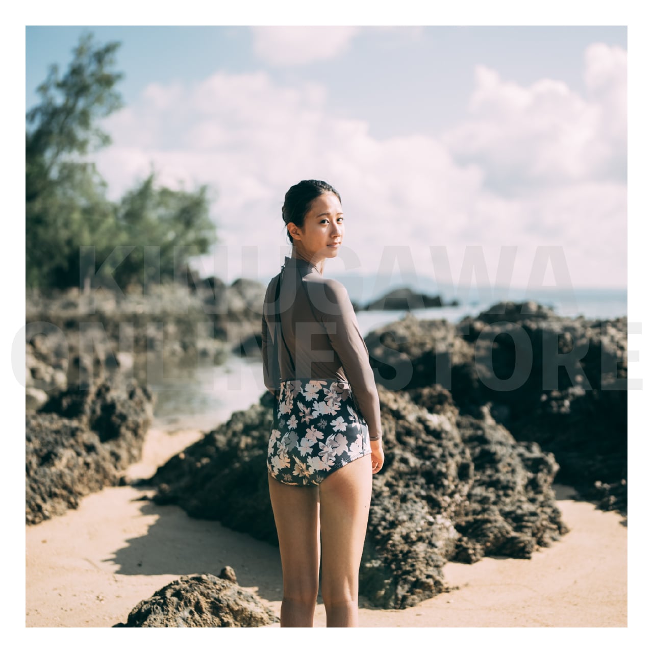 【OnlineStore限定】ラッシュロングスプリング ウィメンズ GULL ガル ラッシュガード