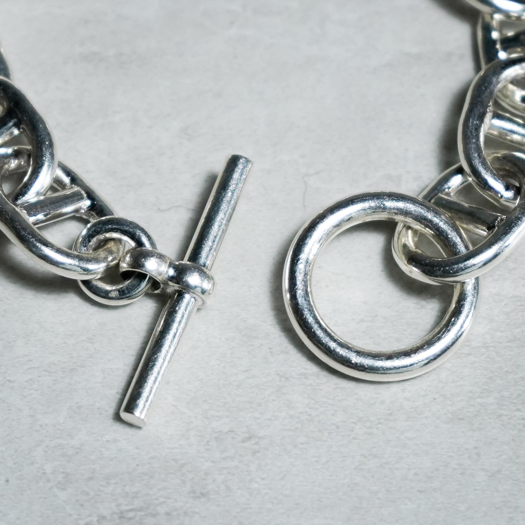 Mexican Jewelry Silver Anchor Chain Bracelet メキシカンジュエリー