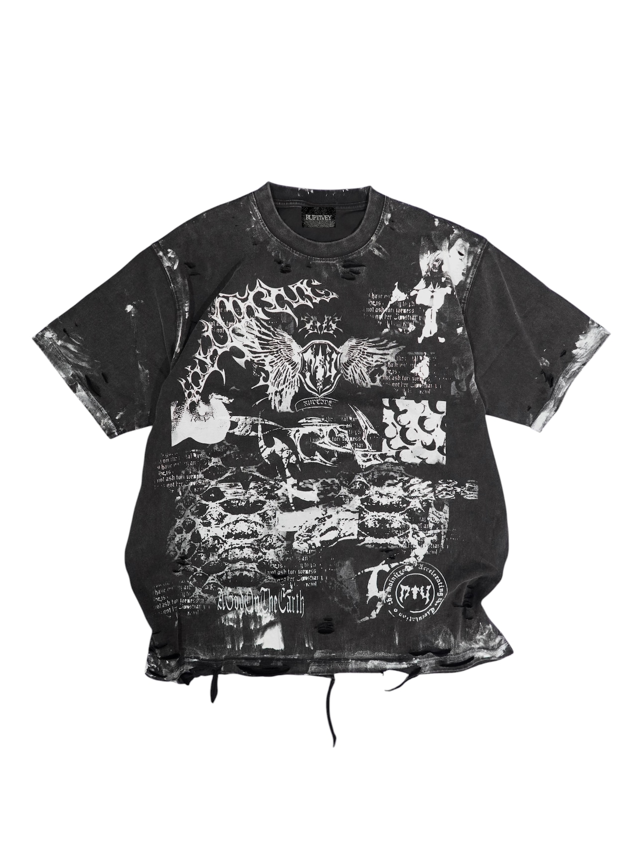 【RUPTIVEY/RTY】Graphic paint T-shirt”祀戮”