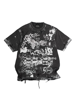 【RUPTIVEY/RTY】Graphic paint T-shirt”祀戮”