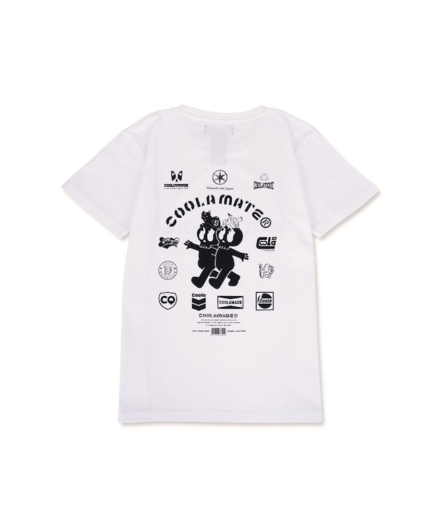 ハッピースカルコンパクトTシャツ (WHITE)　CQ-48042