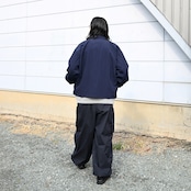 KUON / Indigo Nylon Coaches Jacket-Boro-
