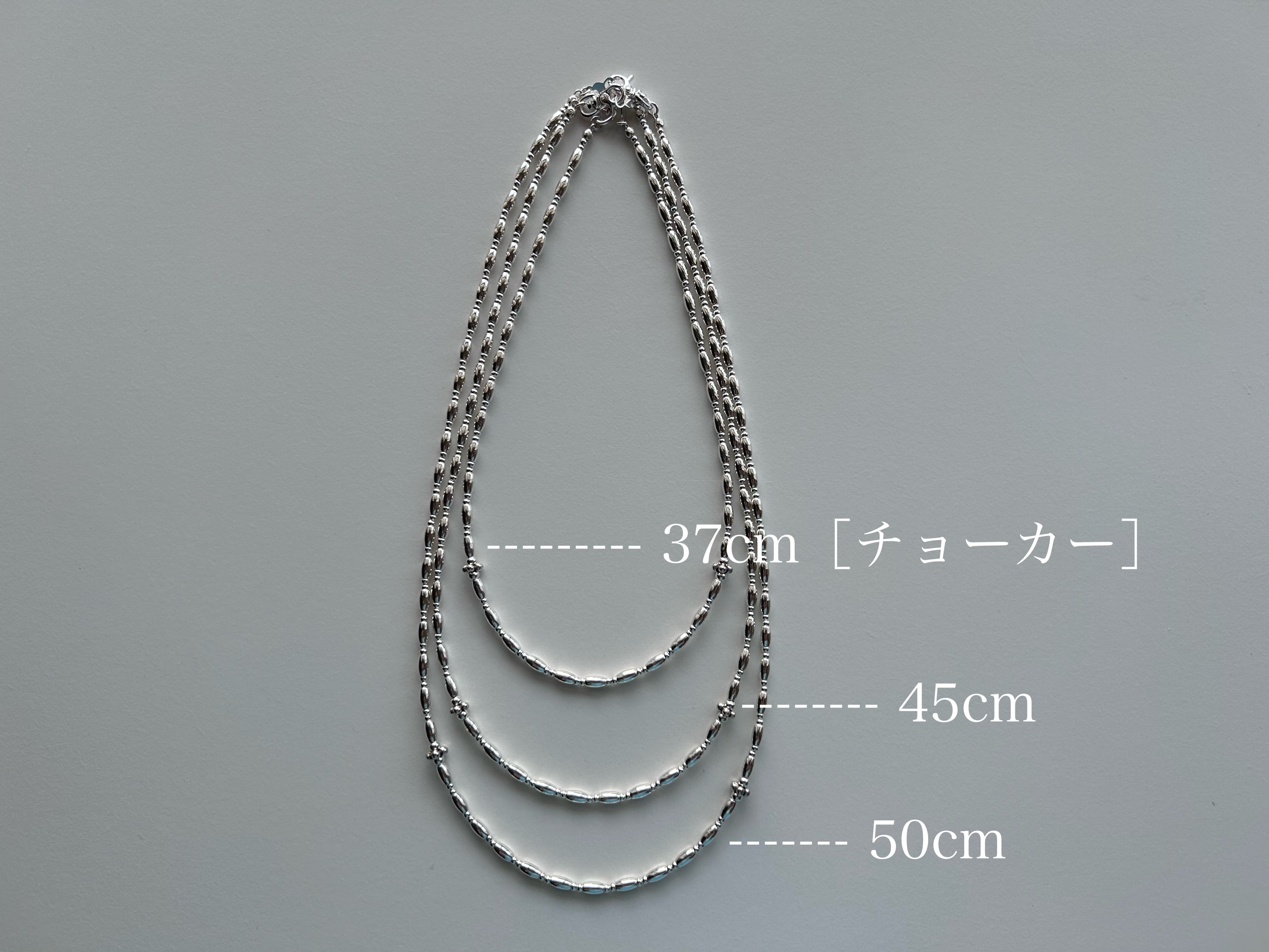 9/25(金) 22:00〜再販】#64 handmade beads necklace silver925