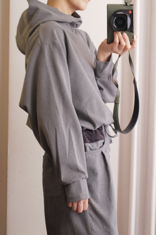 IKITSUKE hood turtle cut grey