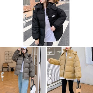 ダウン ジャケット レディース 秋冬 韓国 アウター 中綿 ブルゾン 防寒 保温 きれいめ 大人 かわいい おしゃれ カジュアル  シンプル 大人可愛い 大人女子