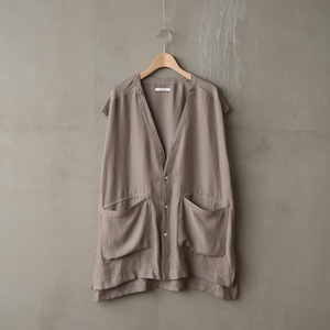 【MANON】 NO SLEEVE CARDIGAN (2色展開) / MNN-SH-220