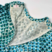 U by ungaro ユーバイウンガロ 総柄 長袖 ワンピース サイズ 38 /レトロ/レディース