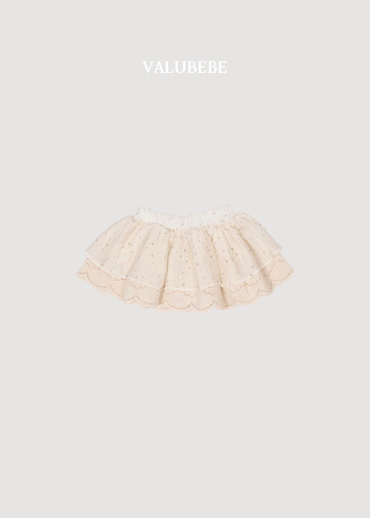 送料無料【予約】/ フラワー配色スカート/ valubebe
