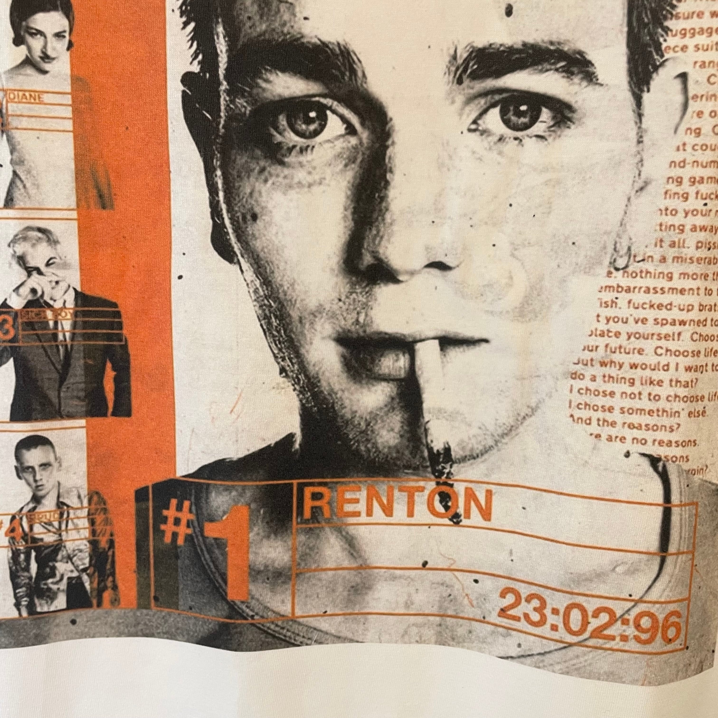 試着のみTrainspotting Renton Tシャツ L Trainspotting Tシャツ RENTON トレインスポッティング Tee | BF MERCH'S