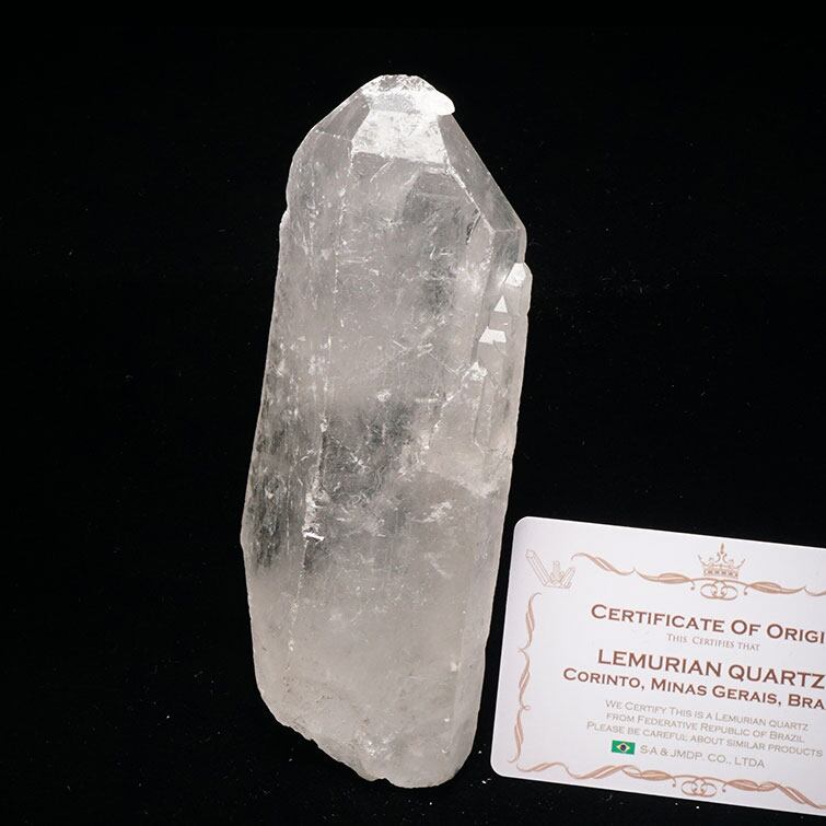 レムリアンシード 水晶 原石 カテドラルライブラリー ブラジル ミナスジェライス州 コリント産 証明書付属 一点物 281-203