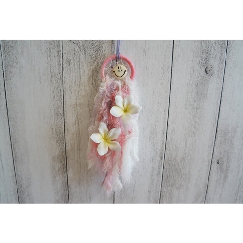 Plumeria Mini Dreamcatcher