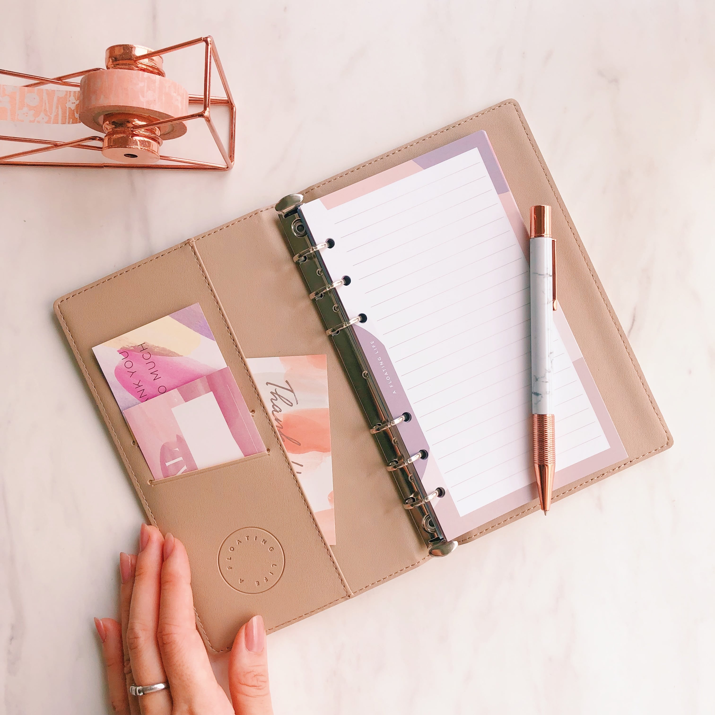 ご予約受付中 システム手帳 バイブルサイズ Aflオリジナル 3分手帳 By A Floating Life フローティングライフ