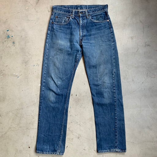 70's Levi's リーバイス 505-0217 66前期 デニム シングル スレーキスタンプ 移行期 スモールe 42TALON ドット刻印  脇割り W32 USA製 希少 ヴィンテージ BA-1063 RM1432H | agito vintage powered by BASE