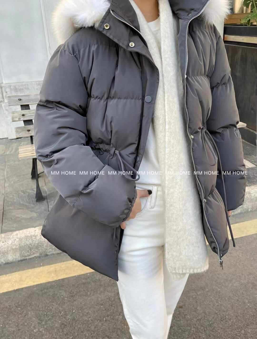 フードファー付きジャケット　AJ42441-8887