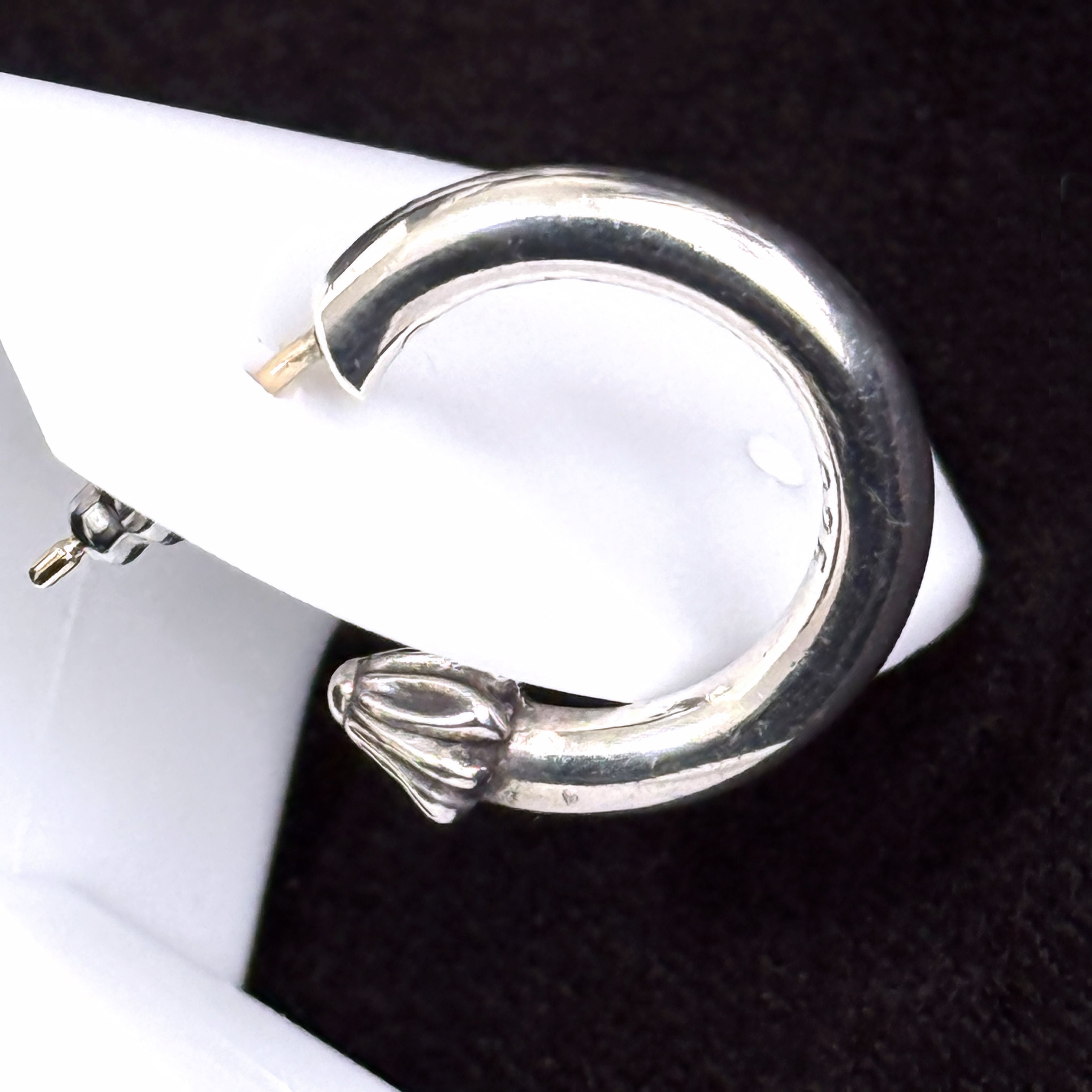 CHROME HEARTS クロムハーツ HOOP PLAIN プレーン フープ ピアス 925