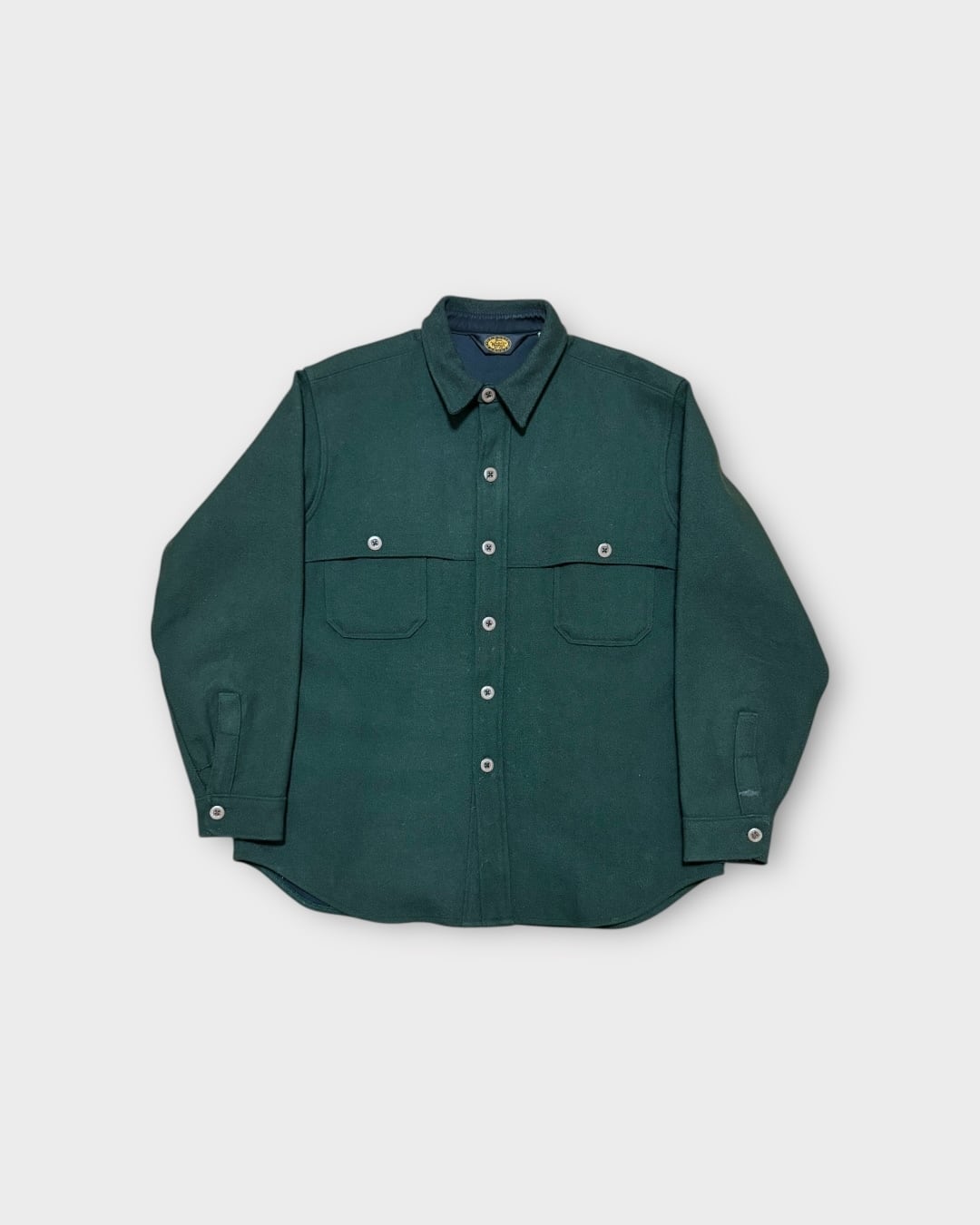 Vintage】ノーカラーチロリアンウールジャケット | 安心院商店