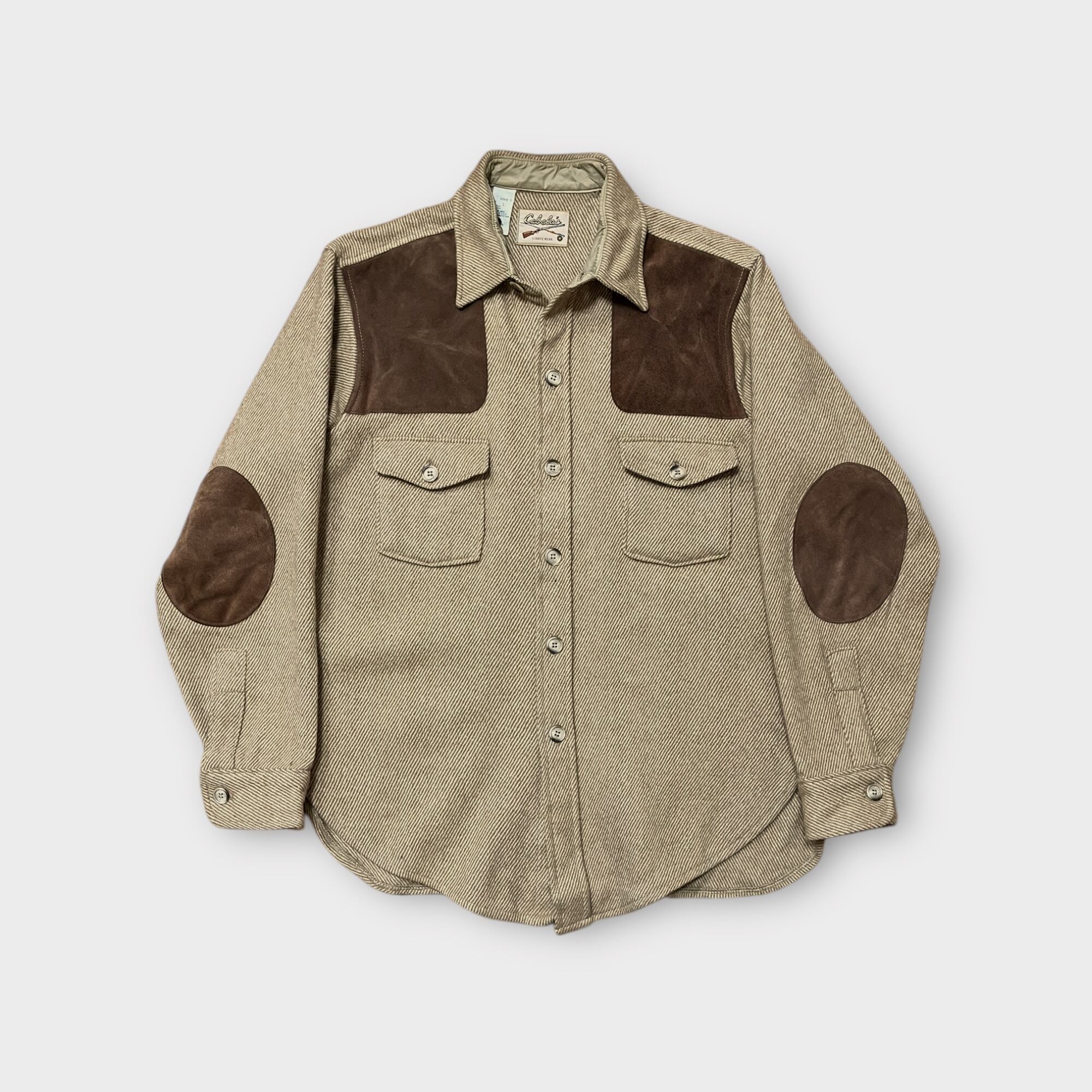 【Cabela's】1980's ハンティングウールシャツ MADE IN USA