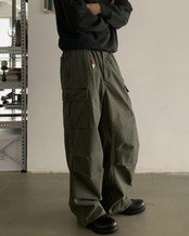 ルーズストレートレッグパンツ　S0199