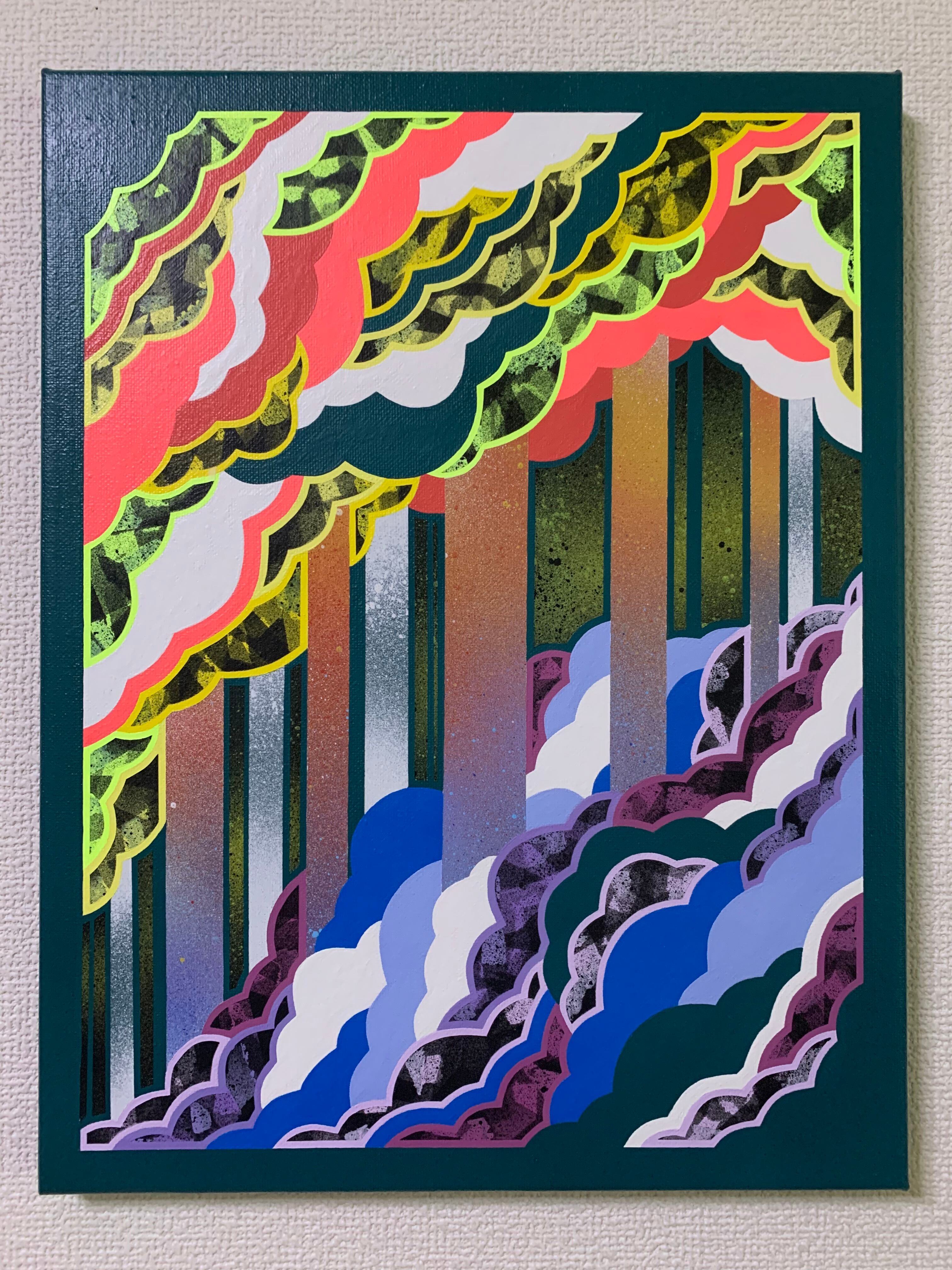 名和晃平「Trans-Speaking」2014年 シルクスクリーン59/100 名和晃平