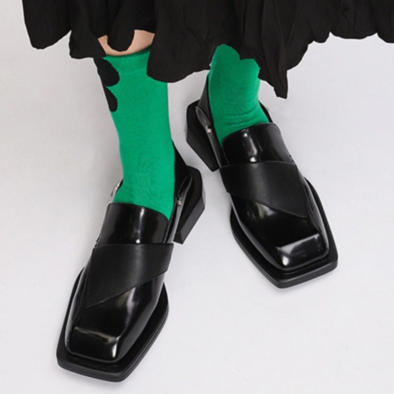 Square Toe Soft Leather Loafers【00185】 | ii