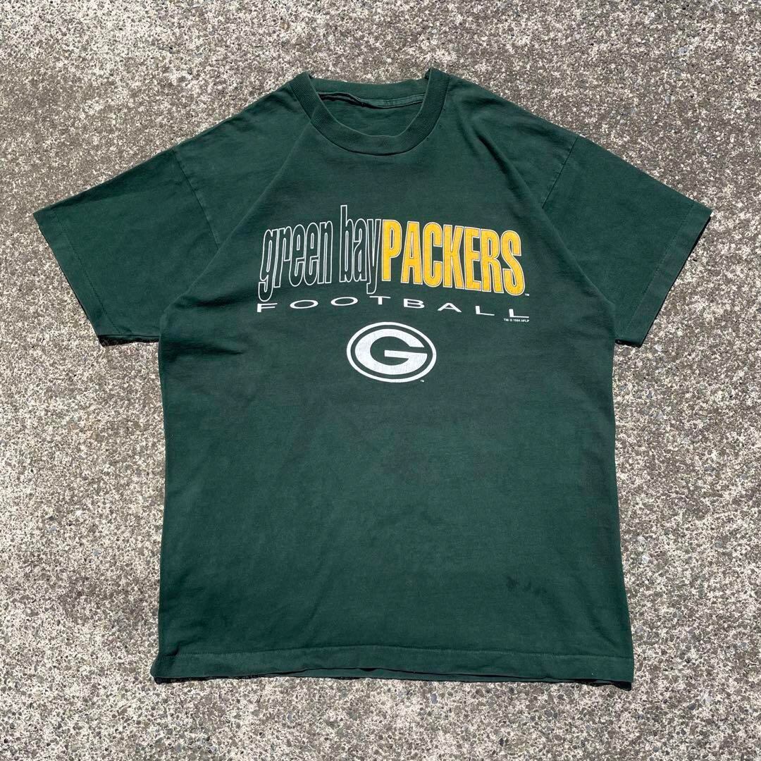 【XLサイズ程】90's Green Bay Packers シングルステッチ vintage Tシャツ