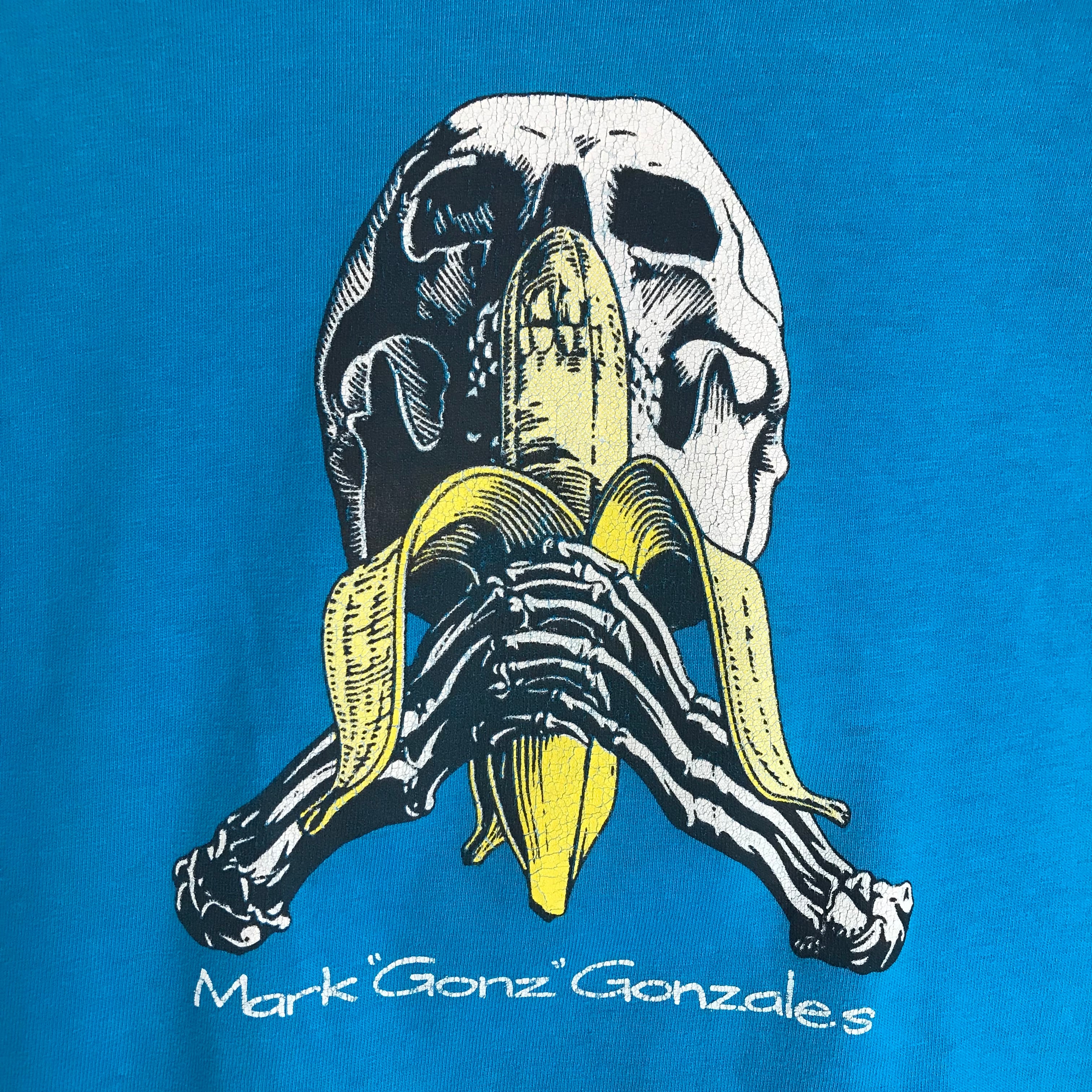 USA製 80s VINTAGE BLIND 『MARK GONZALES』SKULL & BANANA 両面 USA製 80s VINTAGE BLIND 『MARK GONZALES』SKULL & BANANA 両面