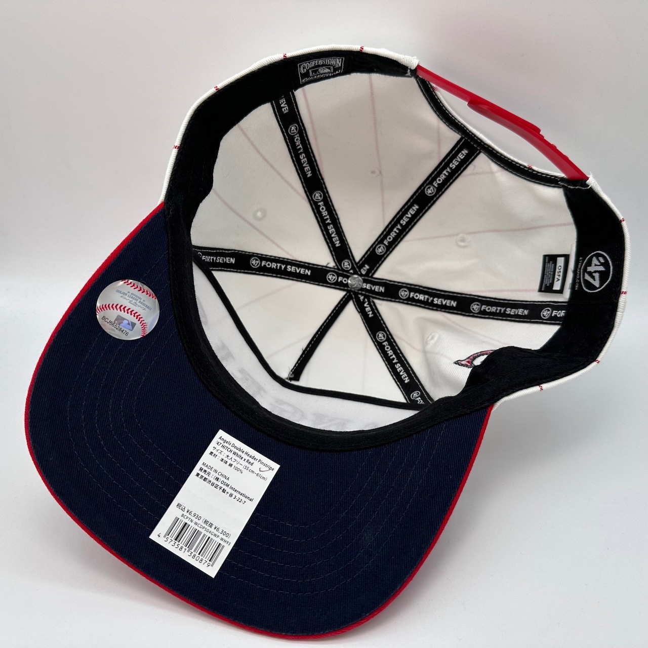 ‘47  HITCH/ヒッチ MLB　ロサンゼルス・エンゼルス　ストライプ　国内正規品