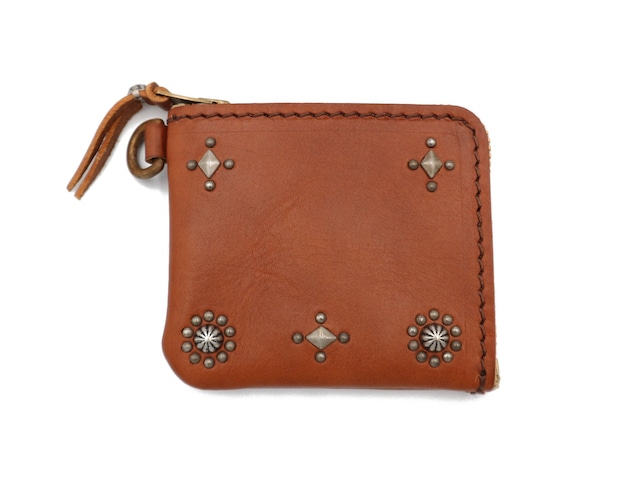 L ZIP  STUDS WALLET (CROSS & SUN)