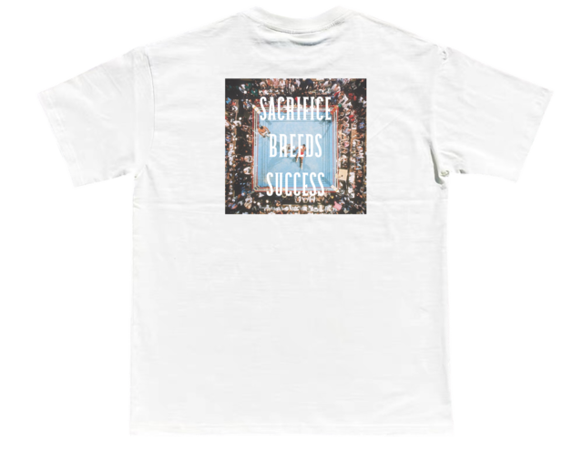 SACRIFICE BREEDS SUCCESS BACK PRINT TEE