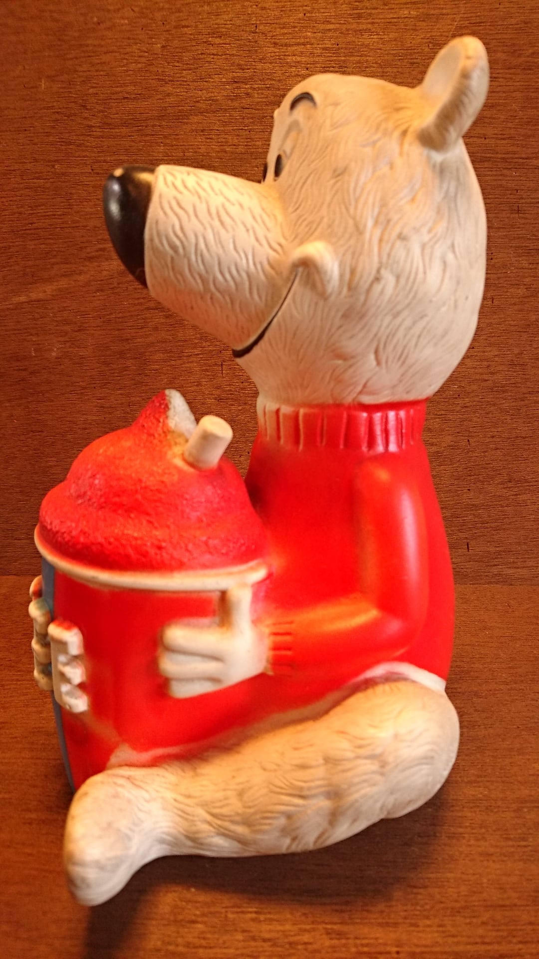 1970's ICEE BEAR アイシーベアー ビンテージ ソフビ 貯金箱 【公式