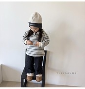 ザゴグマ / THE GOGUMA / わたあめ裏起毛襟付きT / 韓国子供服 / ジュニア / 26winter〖取寄〗*JS~JL*