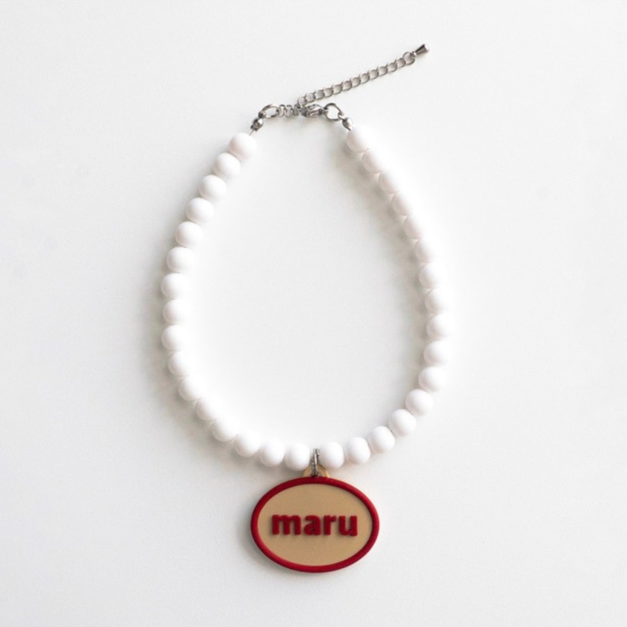 【予約】[ Snugroo ] Pet Necklace Beads｜Raspberry Cookie - 2