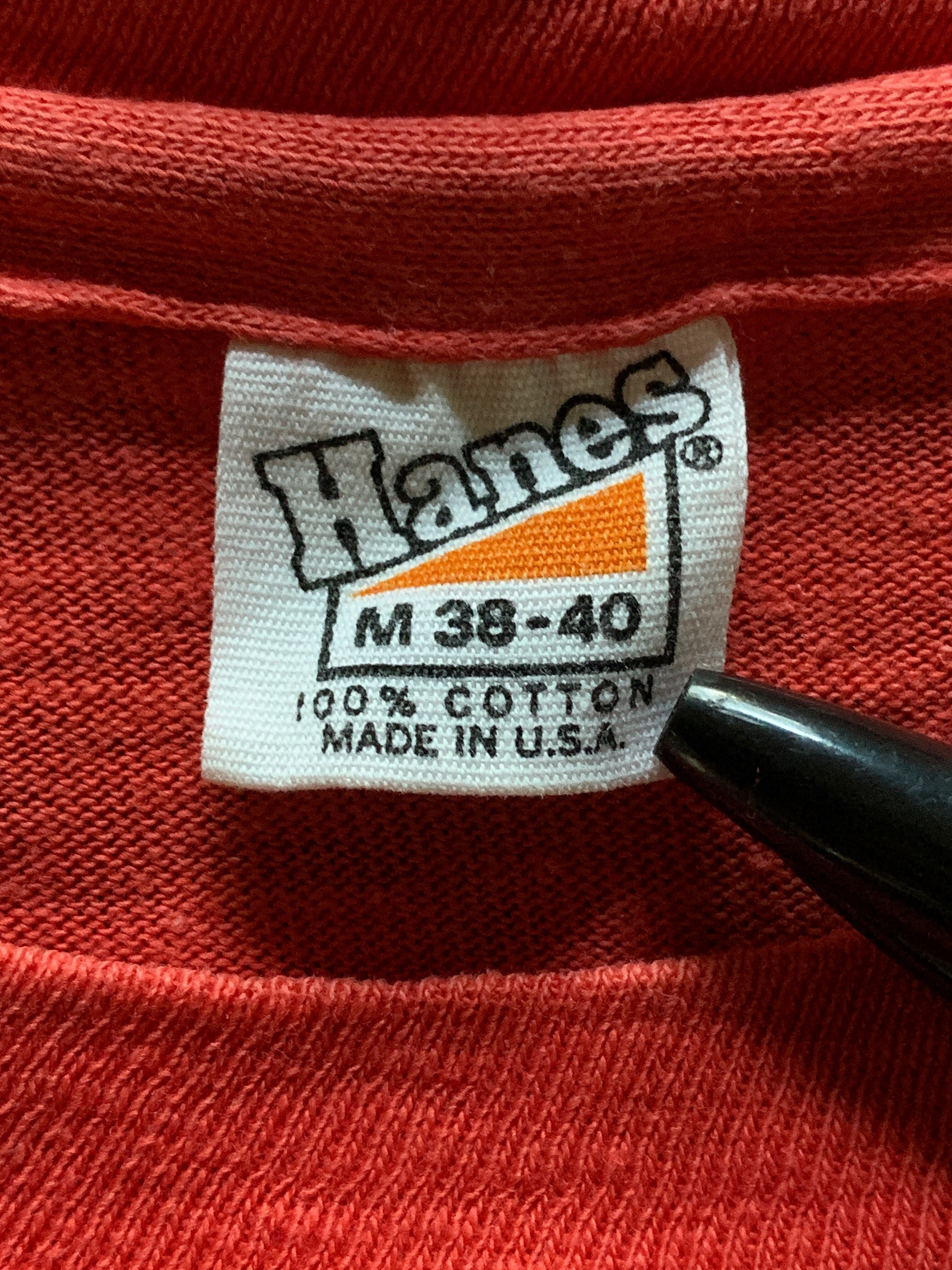 70's Hanes コカ・コーラ 企業物Tシャツ 表記(M 38-40) 赤