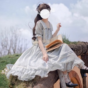 ロリータファッション通販 SEASONZ ブラウス 半袖 若草色 クラロリ レトロ ガーリー原宿スタイル 量産型 | ロリータファッション通販  SEASONZ〜女の子の可愛いがギュッと詰まったお店～ powered by BASE