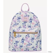 HT DISNEY STITCH PURPLE FLORAL AOP COLLECTION MINIBK_WDBK3978