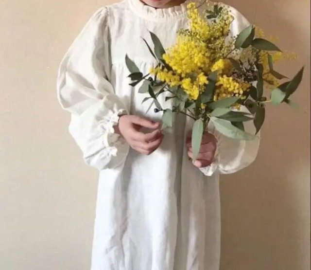 予約cotton one-piece