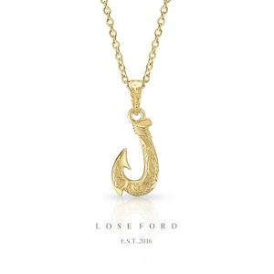 s925 hawaiian  fishhook necklace #N11
