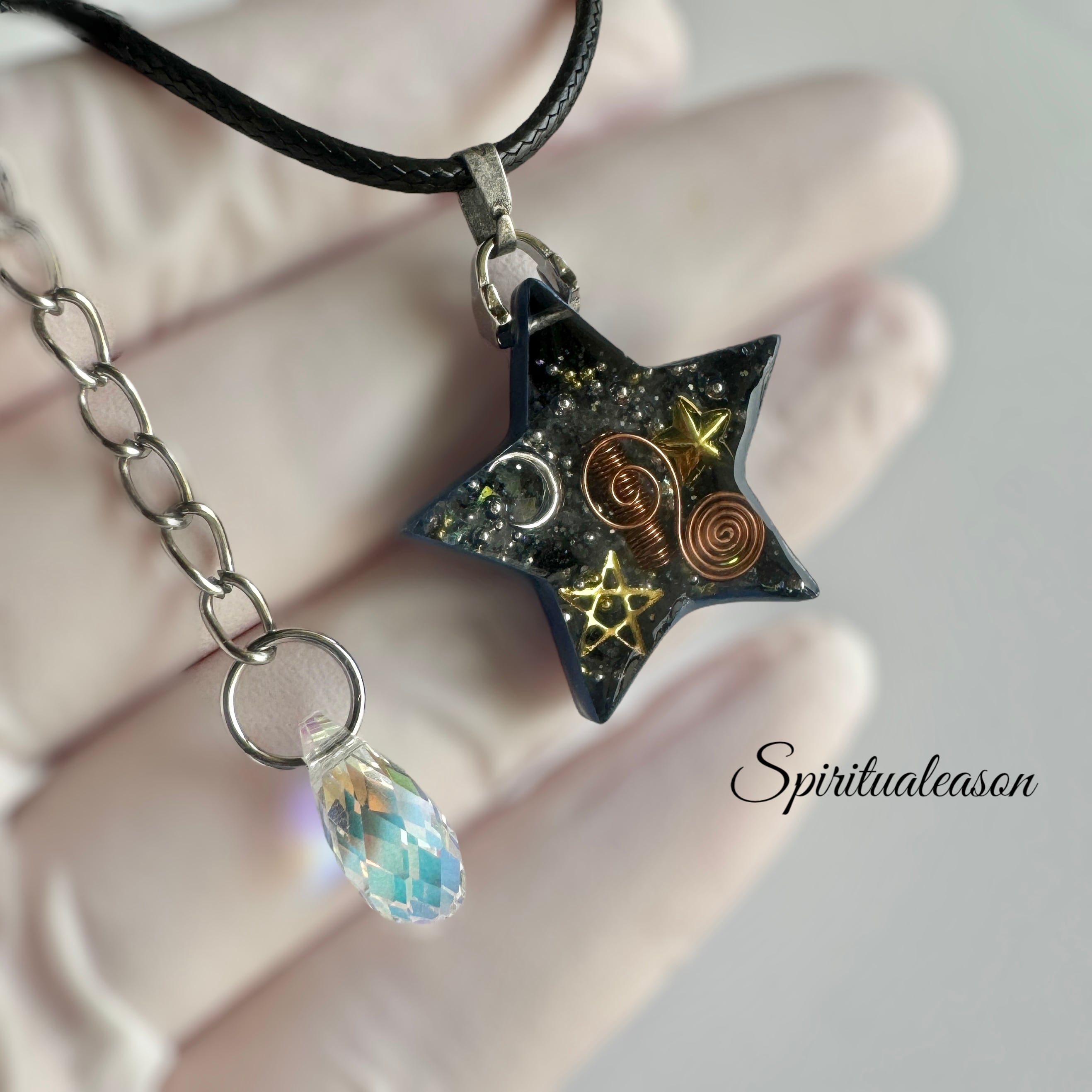 気づきのペンタグラム／オルゴナイト アクセサリー／ペンダント